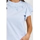 thumbnail image 4 of Blusa detalle de perlas Roman Fashion /Juvenil, 39209 (Azul claro) azul cielo M, 4 of 6