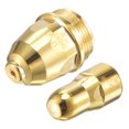 thumbnail image 1 of Unique Bargains P80 Plasma Electrode Nozzle, 1.7mm Cutter Torch Consumables Accessory 2 Set (Golden), 1 of 6