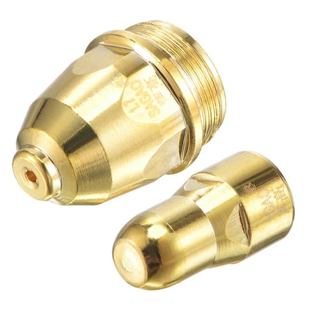 

Uxcell P80 Plasma Electrode Nozzle 1.7mm Cutter Torch Consumables Accessory 2 Set (Golden)