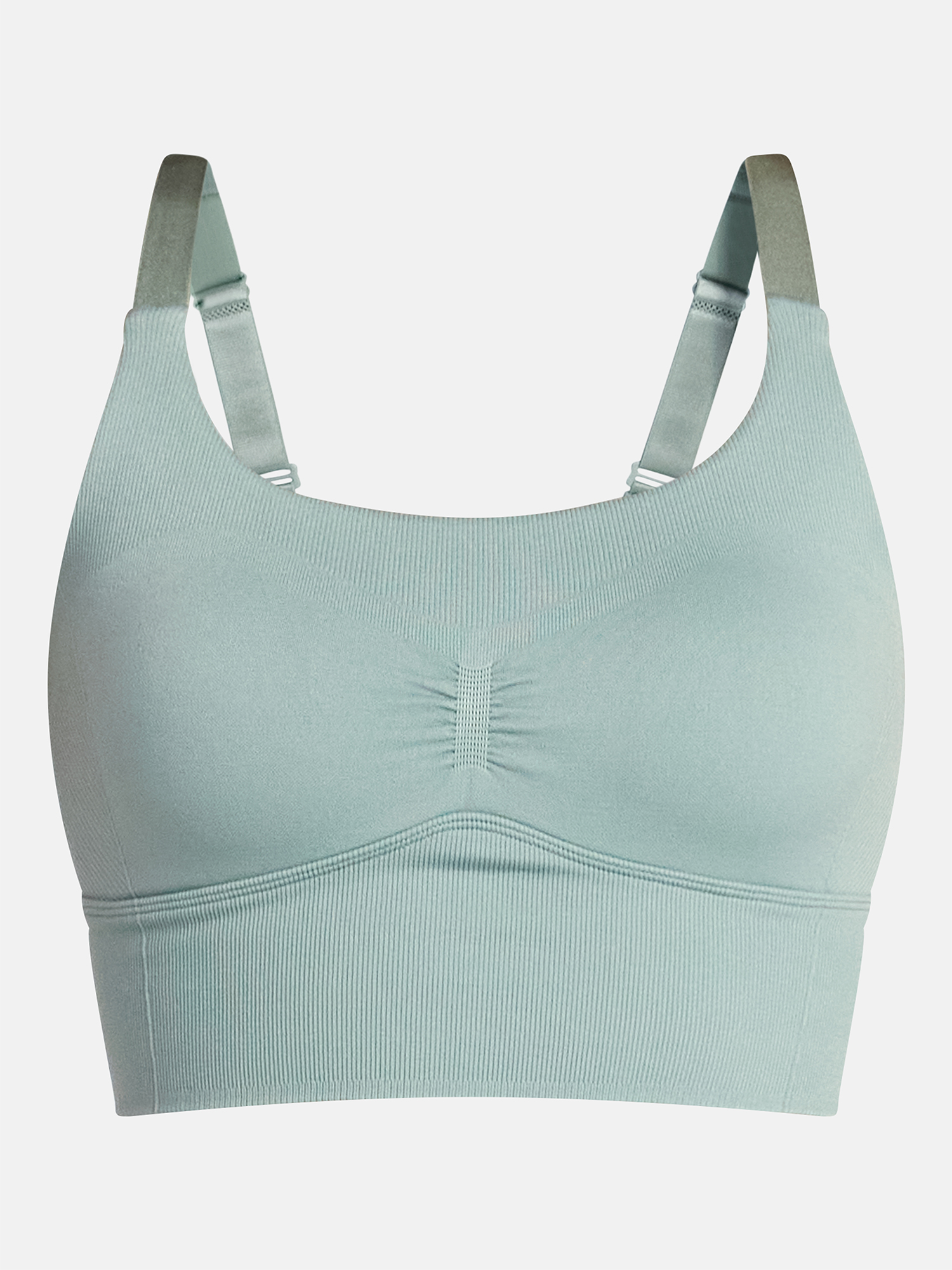 Avia Women's Low Support Longline Scoop Neck Sports Bra, Sizes S-XXXL