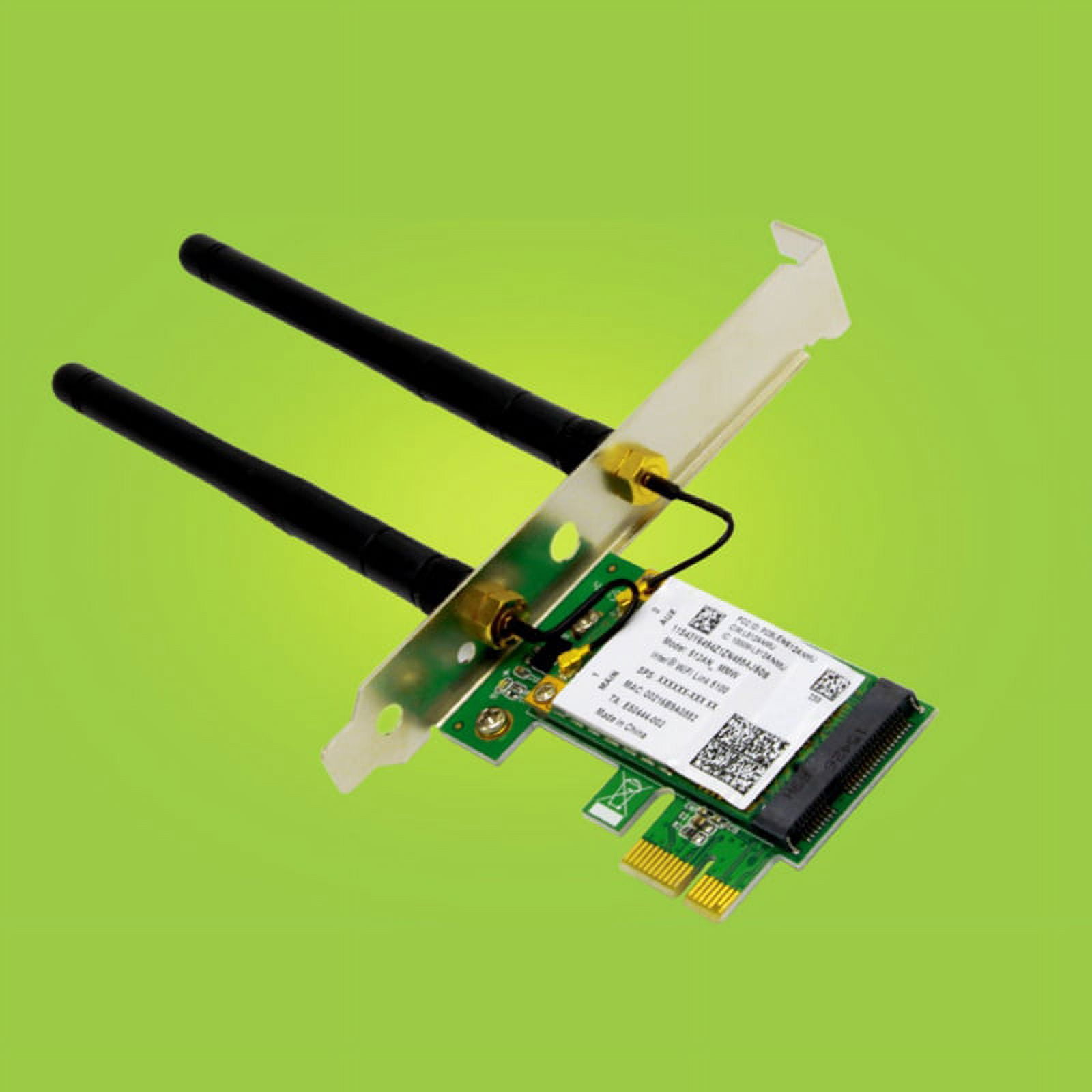 1200Mbps PCIe WiFi Card with bluetoot-h, Dual Band 2.4GHz and 5GHz