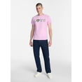 thumbnail image 2 of Disney Mickey Mouse Live and Love Men's and Big Men's Tie Dye Tee, Men's Sizes S-3XL, 2 of 5