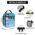 thumbnail image 5 of Kowoue Bluey Pattern Portable Insulated Lunch Bag - Leak-Proof, Compact, and Stylish Cooler Bag - Detachable Handle & Side Mesh Pocket, 5 of 8