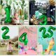 thumbnail image 4 of Fiesta de cumpleaños número 22 con globo LVMOQIQIU, 40 cm, verde oscuro, 4 of 7