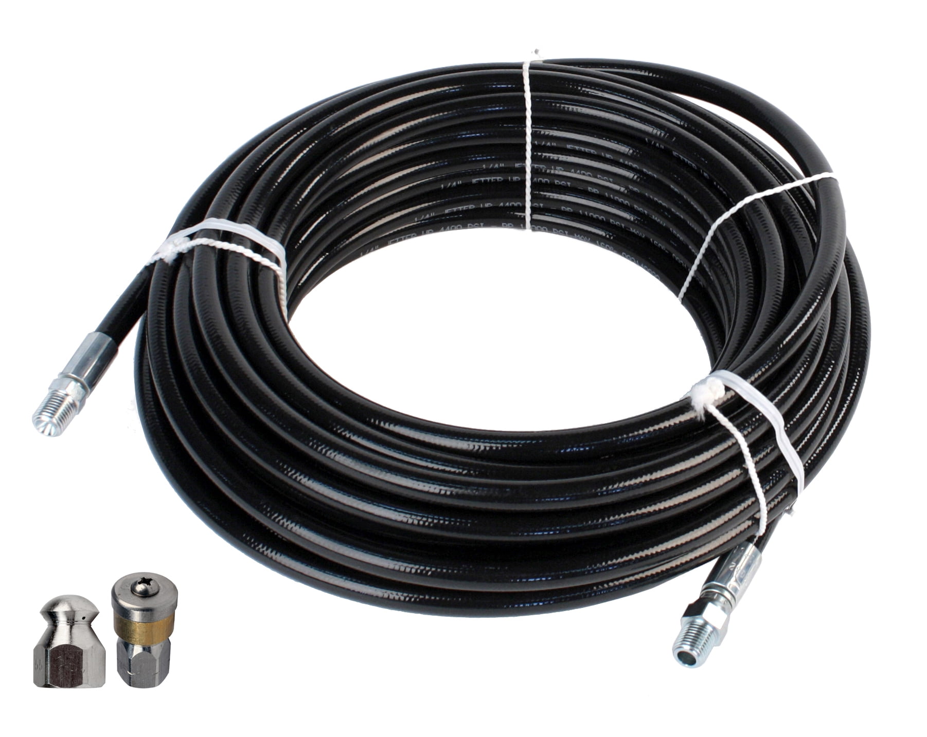 Details about   Schieffer 3/8" x 200' 4000 PSI Thermoplastic Sewer Jetter Hose & 8.0 Nozzle 