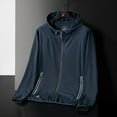 thumbnail image 2 of HBYJLZYG Men's UPF 50+ Light Jacket Summer Sun Protection Hooded SPF UV Jacket Hiking Fishing Shirt Long Sleeve Full Zip With Pockets, 2 of 3