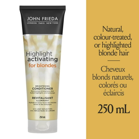 John Frieda Highlight Activating Brightening Conditioner for Restoring Faded Blonde Hair