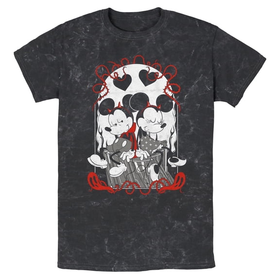 Men's Mickey & Friends Gothic Love Graphic T-Shirt