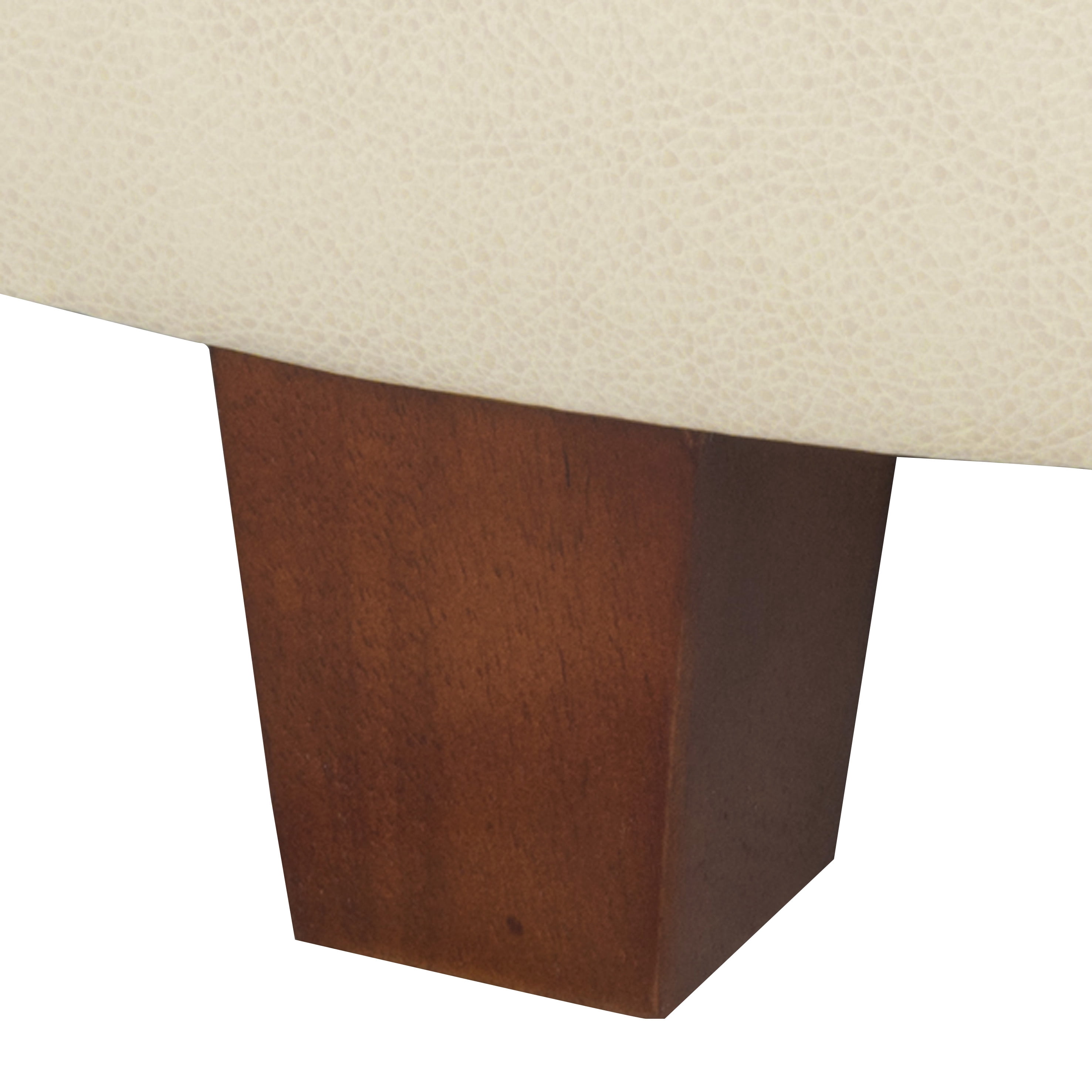 HomePop Large Leatherette Storage Ottoman, Multiple Colors