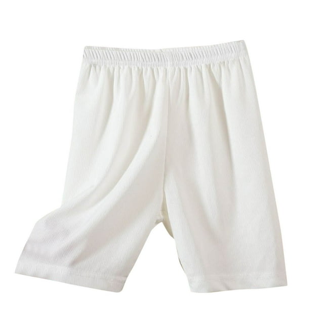 Odeerbi 2-12 Años Niñas Bermudas Shorts Hielo Seda Bike Shorts Yoga Dance Shorts Verano Casual Elastic Waist Leggings Short