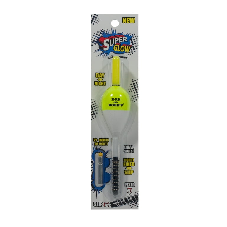 Rod-N-Bobb's Super Glow Lighted Bobber - Extra Large Yellow 