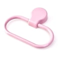 thumbnail image 1 of Unatoiry Wall Mounted Towel Rack Hanging Washcloth Ring Household Organizing Holder Pink 1Set, 1 of 6
