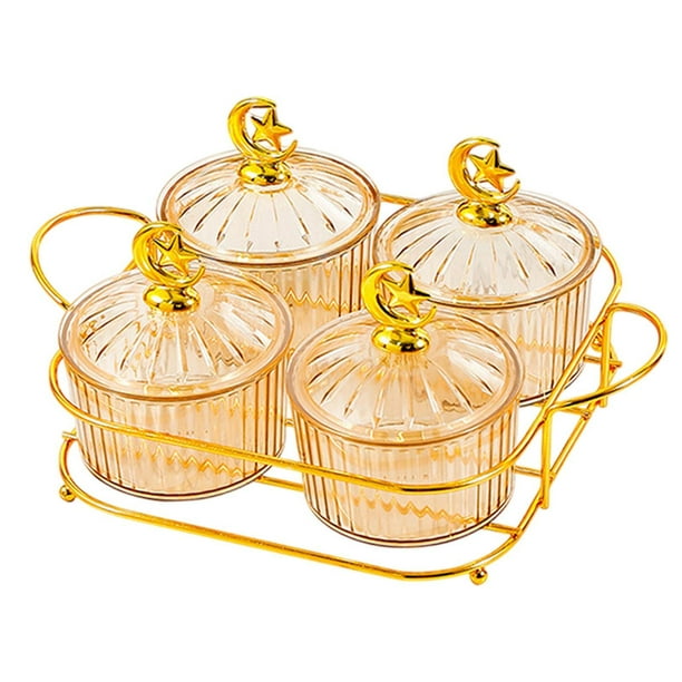 Plato para servir refrigerios de frutas secas Soledad Bandeja de nueces plato para servir dividido 26 cm x 19 cm x 10 cm