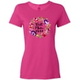 thumbnail image 3 of Inktastic Mother's Day Best Mom Ever with Floral Wreath Women's T-Shirt, 3 of 5