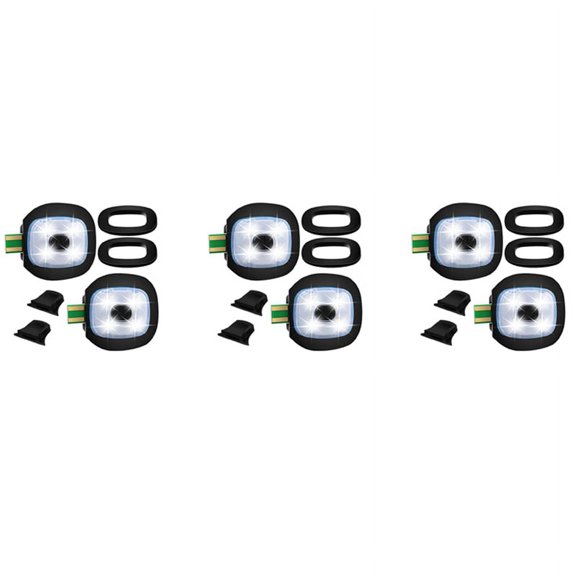 6Pcs USB Rechargeable Light for LED Beanie Hat,Replaceable Headlamp Cap DIY Hat Light for Men And Women