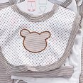 thumbnail image 5 of Zuwimk Newborn Boy Girl Clothes Sets Cotton Long Sleeve Romper Jumpsuits Unisex Outfits With Baby Mittens Hats Gloves 8Piece(A109-Grey), 5 of 6
