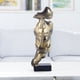 thumbnail image 5 of Estatua de arte abstracto Bearachild Silence Is Gold Decoración del hogar blanco, 5 of 6