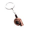 thumbnail image 1 of Turbocharger Keychain Round Hoop Stainless Chain Polished -deformed Decoration Alloy Gift Shop School Decor Pendant, 1 of 7