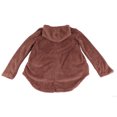 thumbnail image 2 of Sudaderas con capucha para mujer con botones difusos, blusa lisa con abrigo de bolsillo para otoño invierno, 2 of 2