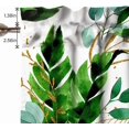 thumbnail image 4 of Summer Tropical Leaves Kitchen Curtains Short and Valance Set Green Palm Leaf Gold Fabric Curtain Drapes Cafe Curtains Valance for Home Decor, 4 of 4