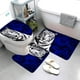 thumbnail image 3 of Cortinas de ducha con diseño de tigre al atardecer para baño, juego de baño con cortina de ducha y alfombras, tapa de inodoro, alfombrilla de baño, accesorios de cortina de ducha de tela suave con, 3 of 6