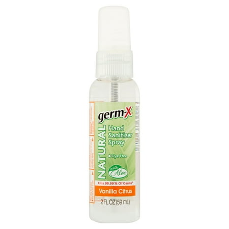 Germ-X Natural Vanilla Citrus Hand Sanitizer Spray, 2 fl