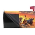 thumbnail image 4 of Ryvnso Mailbox Cover Elephants Giraffe Magnetic Mailbox Wrap Standard Size 21x18 Inch, 4 of 8