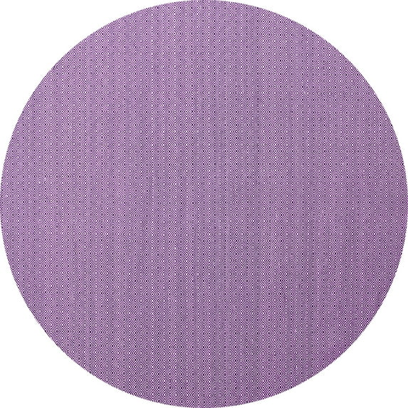 Ahgly Company Indoor Round Abstract Purple Contemporary Area Rugs, 8' Round