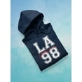 thumbnail image 3 of California Los Angeles 98 Banner Hoodie Men -Image by Shutterstock, Male Medium, 3 of 4