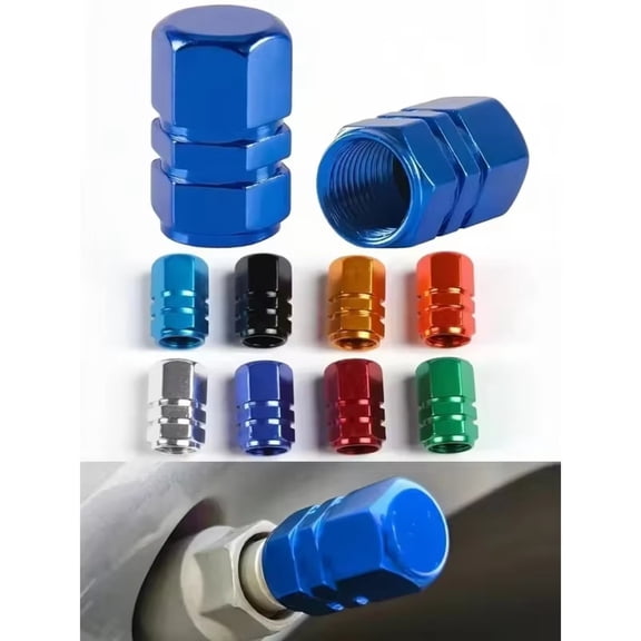 1Pc Aluminum Alloy Tire Air Cap Cover Universal Valve Stem Caps for Cars and Motorcycles Dustproof Protection for Exterior Auto Modification