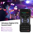 thumbnail image 2 of Tarjeta de Sonido Digital A8 para Karaoke en Línea y Transmisiones en Vivo, Compatible con OTG, Diseño Ergonómico y Compacto, Ideal para Grabación Profesional y Música., 2 of 6