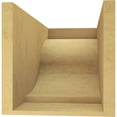 thumbnail image 4 of 10"W x 20"D x 10"H Wide Van Buren Rough Cedar Woodgrain TimberThane Corbel, Primed Tan, 4 of 6