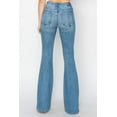 thumbnail image 2 of Risen Jeans - Mid-Rise Basic Flare Jeans in Vintage Medium Indigo (33" Inseam) - RDP5404, 2 of 8