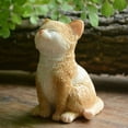 thumbnail image 3 of Figura de gato en miniatura para jardín de hadas - Lindo gatito, 3 of 3