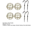 thumbnail image 7 of Birdcage Feeder Hollow Out Design Buckle Closing Durable Metal Non-deformation Outdoor Hanging Fun Bird Feeder, 7 of 7