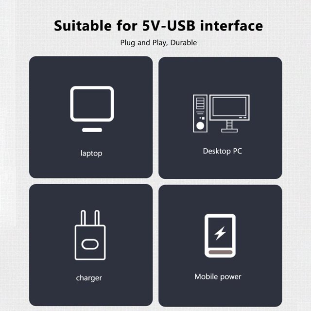 5pcs USB Atmósfera Luz LED Llama Intermitente Vela Luces Lámpara para Camping Universal Accesorios Electrónicos