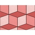 thumbnail image 1 of Ahgly Company Machine Washable Indoor Rectangle Transitional Grapefruit Red Area Rugs, 7' x 10', 1 of 7