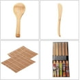thumbnail image 3 of Sushi Set, Bamboo Sushi Making Tools, Homemade Sushi Tool Kit, with Sushi Rolling Mat, Chopsticks, Rice Spreader, and Paddles, 3 of 8