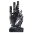 thumbnail image 1 of Buena Compra Estatuas De Escritorio Con Gesto De Dedo De Mano, Escultura De Dedos, Decoración Creativa Para Estante De Gabinete De Sala De Estar En Casa (Gesto Ok En Plata), 1 of 5