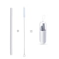 thumbnail image 1 of MYG Pailles en Silicone Réutilisables Pliables Portables pour Extérieur avec Brosse de Nettoyage, 1 of 5