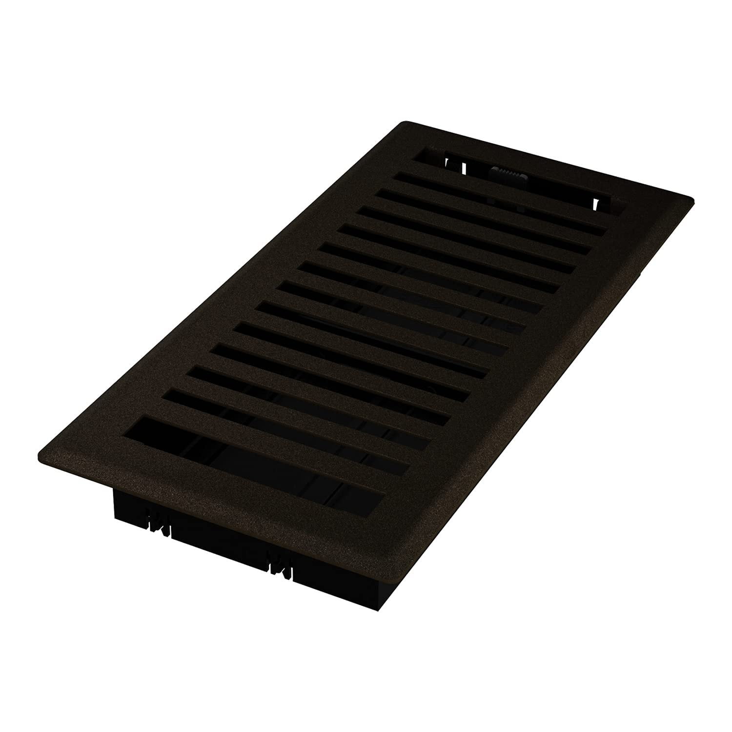 2-pack Imperial Montezuma Floor Register Classic - Adjustable Steel - 2 Pack, 4 x 10-Inch, Bronze Age — Residential Use, Standard Application