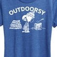 thumbnail image 3 of Peanuts - Outdoorsy Snoopy - Women's Short Sleeve Graphic T-Shirt, 3 of 6