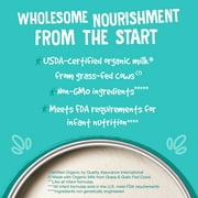 (4 pack) Earths Best Organic Gentle Powder Baby Formula with Iron DHA & ARA, 21 oz Canister