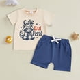 thumbnail image 2 of BOBOGOJP Toddler Baby Boy Summer Outfits I Require Snacks Raccoon Short Sleeve T-Shirts Shorts Set Cute Infant Clothes, 2 of 3