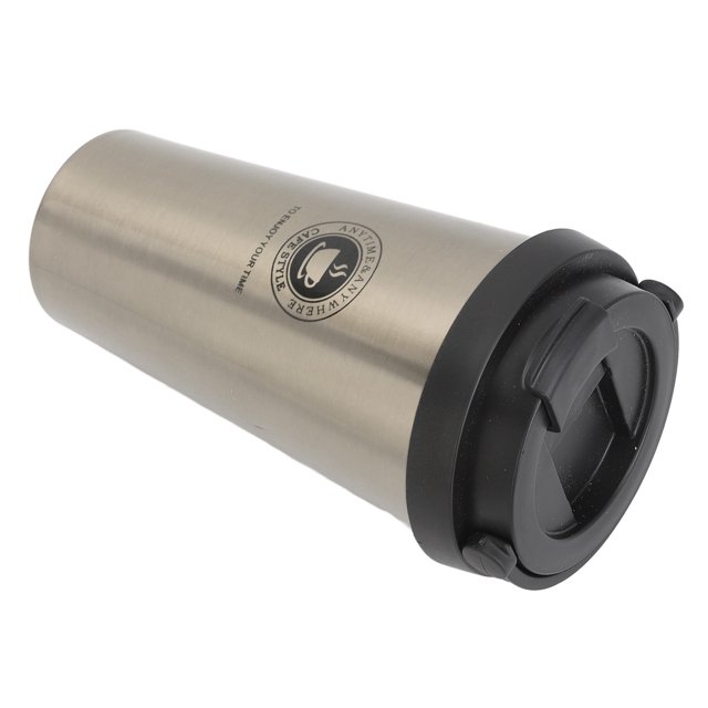 Insulated Travel Coffee Mug, Stainless Steel, Portable Car Cup with Lid