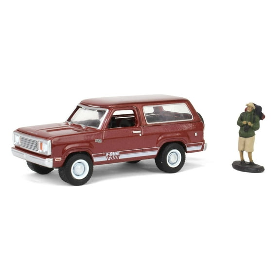 1/64 1978 Plymouth Trail Duster w/ Backpacker Red Sunfire Hobby Shop 16 97160-C