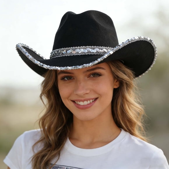 Bucket Hat Classics for Leisure and Casual Wear Wide Brim Curved Fisherman Hat with Shine for Parties and Jazz Venues