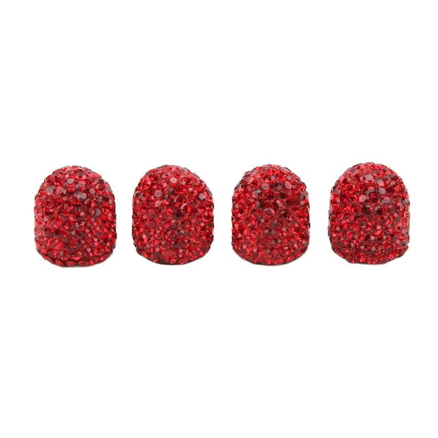 Wheel Tire Valve Cover,4 Pcs Bling Valve Valve Caps Tire Valve Caps Smooth Operation