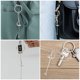 thumbnail image 4 of unbranded 2Ud Llavero De Esgrima De Metal Plateado Decorativo Para Y Bolsos, 4 of 8