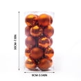 thumbnail image 3 of KBODIU 24 PCS Christmas Balls 4cm/1.57in Christmas Tree Balls Ornaments Set Shatterproof Christmas Bulbs Xmas Tree Hanging Decorations for Holiday, Wedding Decor, 3 of 3